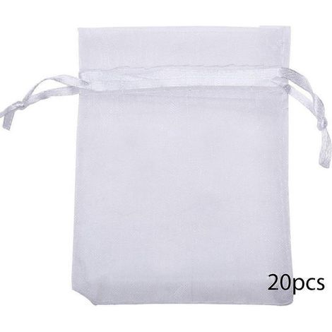 20/60/100 sacs de protection pour fruits, filet à cordon de serrage, sacs à raisins en maille, anti-oiseaux pour la culture des fraises et autres fruits (1/5)