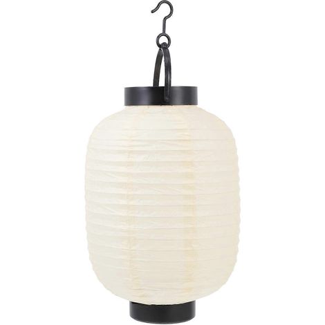 Lanterne pliante japonaise avec éclairage intégré, idéale pour la décoration de la maison et du restaurant (1 pièce).-15X15X22CM-Yellow (1/3)