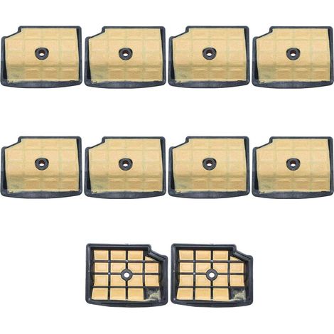 Kit de filtre à air 10 pièces pour Stihl MS200T 020T MS200 MS 200T Tronçonneuse 1129 120 1602, 1129 120 1607 (1/5)