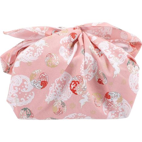 Japanisches Furoshiki mit Schönem Japanischem Muster aus Baumwolle Geschenkverpackungstuch Verschleißfest und Formstabil für Geschenkverpackungen (1/5)