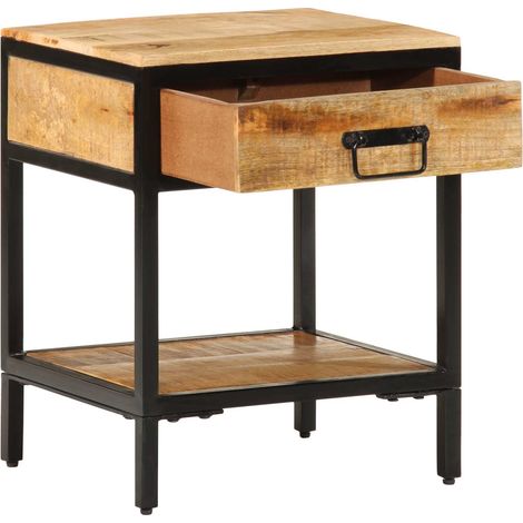 Maison Exclusive - Comodino con cassetto Marrone 40 x 35 x 50 cm (1/5)