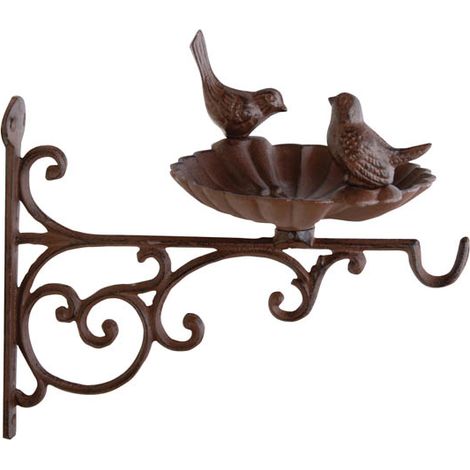 Esschert Design Wandfutterschale Gusseisen