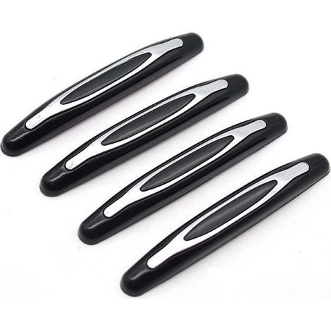 8 protectores de bordes de puertas de coche,tiras anticolisión para puertas,tiras anticolisión para golpes y arañazos (4 negras,4 blancas) (1/5)