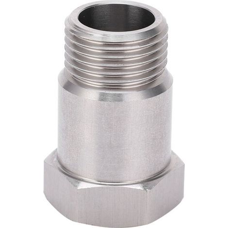 Tige d'extension, adaptateur et joint compatibles avec les capteurs d'oxygène M18x1,5 mm, acier inoxydable 304, équipement mécanique. (1/5)