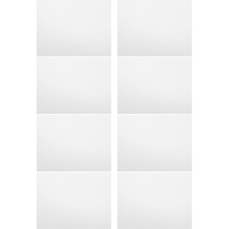 Patch de Réparation Adhésif Autocollant Étanche et Anti-poussière en Pvc Blanc 8 Pièces pour Mur Extérieur pour Bricolage et Couverture de Trous de Vis (1/5)