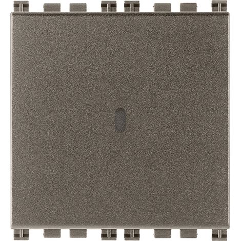 VIMAR - 19108.2.M Drucktaster 1P NO 10A axial 2M Metall