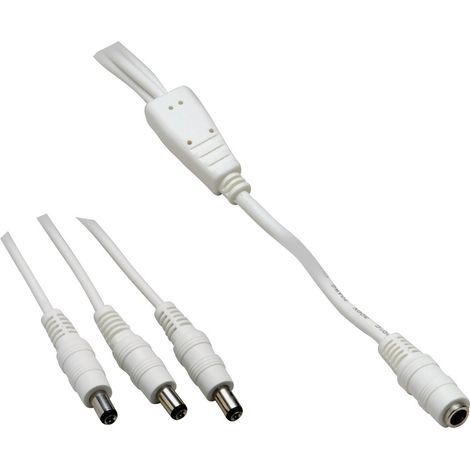 VOLTCRAFT 072959C Niedervolt-Anschlusskabel Niedervolt-Buchse - Niedervolt-Stecker 5.5 mm 2.5 mm 5.5