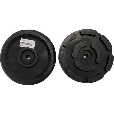 TAMPONE A CUFFIA GOMMA TONDO PONTE SOLLEVATORE OMCN Ø145mm (1/2)