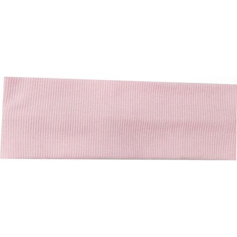 Rutschfestes, schweißabsorbierendes Damen-Stirnband für Sport und Alltag, hellrosa-grau, bietet bequemen Halt für die Haare. (1/5)