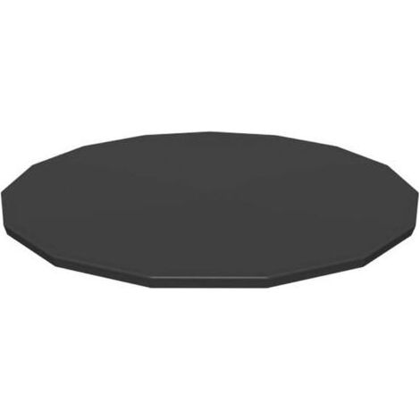 PA Couverture de piscine ronde, couverture de piscine à cadre pour piscine hors sol, protection imperméable pliable pour piscine extérieure de complexe, diamètre 108 cm (1/5)
