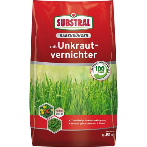 Substral Rasendünger mit Unkrautvernichter 9kg (1/4)