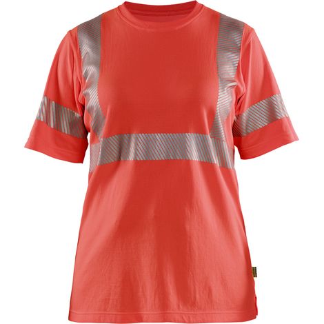 Maglietta da lavoro alta visibilità donna 3502 - Rosso XL