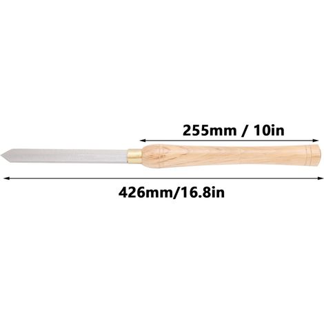 Drechselwerkzeug aus Hochgeschwindigkeitsstahl (HSS), 20-mm-Schwertmesser (1/5)
