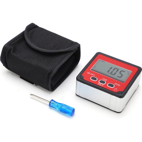 Niveau numérique magnétique avec inclinomètre digital, mesure d'angle précise, outil de recherche d'angle magnétique, instrument de mesure électronique (1/5)