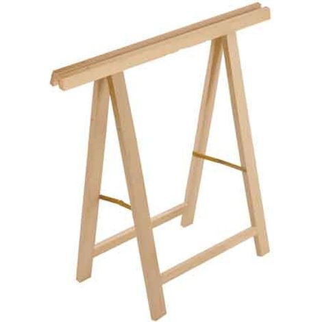 CHEVALET EN BOIS 75x75h cm
