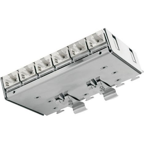 [GEBRAUCHT] B-Ware Telegärtner 100006992 6 Port Netzwerk-Patchpanel CAT 6a 3 HE Bestückt (1/2)