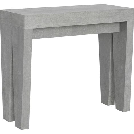 Consolle allungabile 90x40/196 cm SPIMBO SMALL Cemento (1/5)