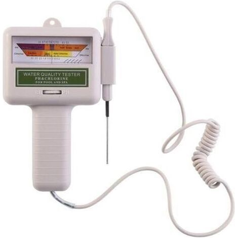 Testeur d'eau portatif de testeur de PH, testeur fiable de qualité de niveau de chlore de vérificateur, spa pour la piscine d'aquariums potable (1/5)