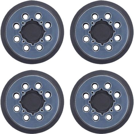 4 patins ponçage 125mm 8 trous - Compatible DeWalt DWE6423/DW420 - Remplacement direct - RSP54 équivalent