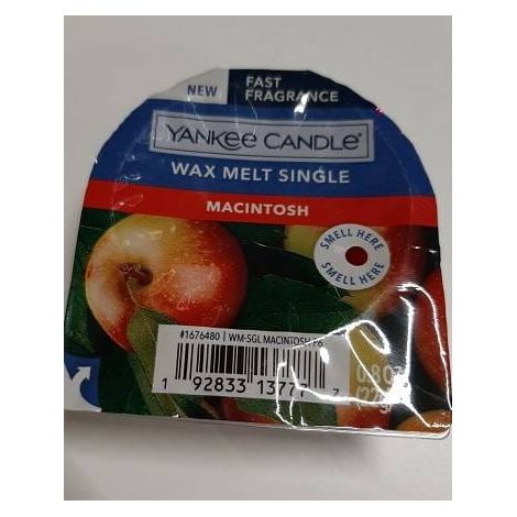 Vela Yankee Candle Classic Wax Macintosh 22 g