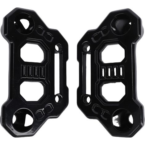 Support de montage de capot de barre lumineuse LED, 2 pièces, pilier antibrouillard de remplacement pour Jeep Wrangler JL JLU 4xe JT 2018 – 2025 (1/5)