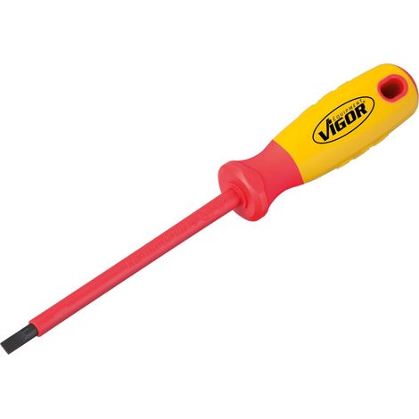 VIGOR VDE Schraubendreher, Schlitz Profil, SW 1 x 5,5 mm (1/4)