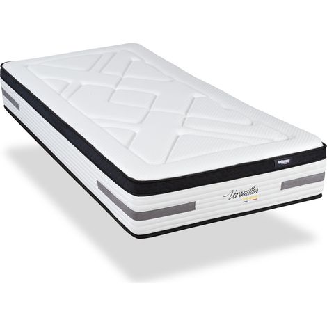 BELLECOUR LITERIE  Matelas VERSAILLES 90x200 cm  Ressorts ensachés (1/5)