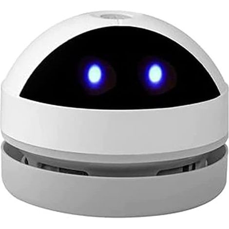 Mini aspirapolvere portatile da tavolo, aspirapolvere da tavolo con testina rotante a 360° ricaricabile tramite USB, mini aspirapolvere per tastiera per rimuovere briciole, polvere e cenere da tavoli,