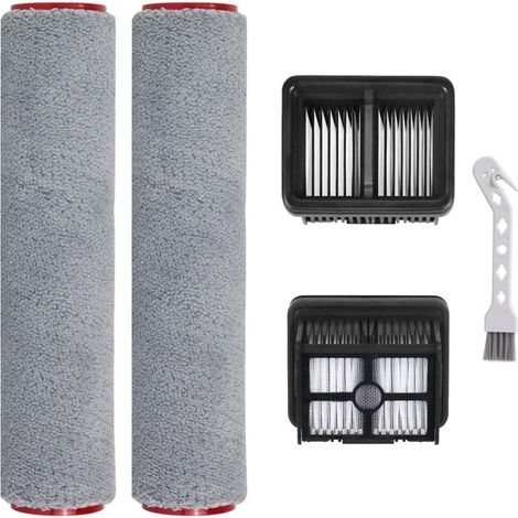 Zubehör für Dreame H12 Pro FlexReach, H15 Pro, H15 Mix und Mova M10 Staubsauger: 5-teiliges Ersatzteilset inklusive 2 Bürstenwalzen, 2 Filtern und 1 Reinigungsbürste