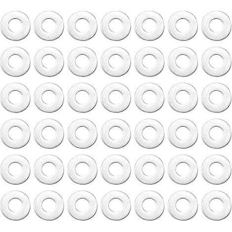 Rondelles plates en acier inoxydable M2, entretoises, fixation DIN125, 200 pièces (1/5)