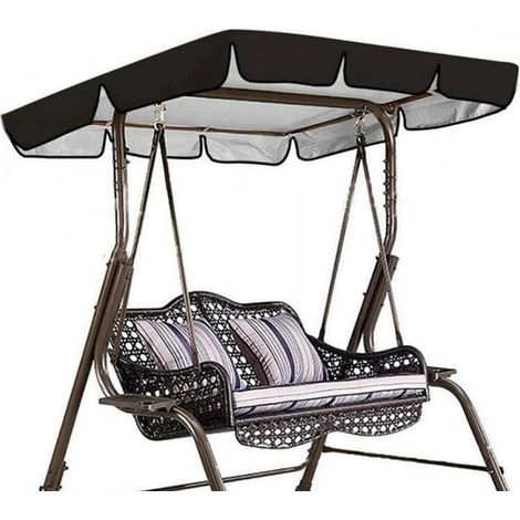 UDS. Ceiling parasol for garden swing, exterior swing cover, 195x125x15cm Electronic (1/5)