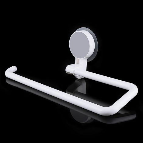 Porte-rouleau de papier essuie-tout adhésif pour salle de bain et cuisine. Support de rangement pour rouleau de papier essuie-tout. (1/5)