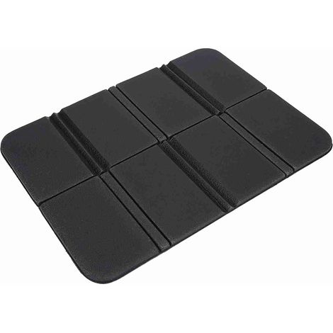 Siège de pique-nique noir 38 x 27 cm - Portable pour le camping/la randonnée (1/5)