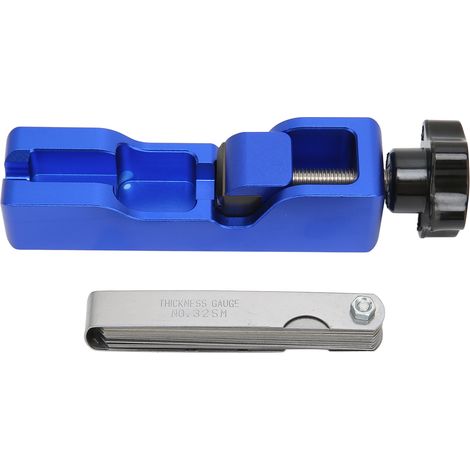 Outil d'écartement de bougie d'allumage avec jauge d'épaisseur universelle pour bouchons NGK 5671A 10mm 12mm 14mm 16mmbleu
