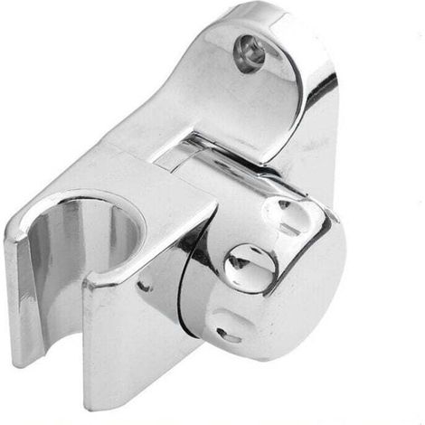 Support Douche à Main Remplaçable, Support Pommeau de Douche, Clamp Douchette Réglable de Salle de Bain Adaptéà la Barre de Douche (1/3)