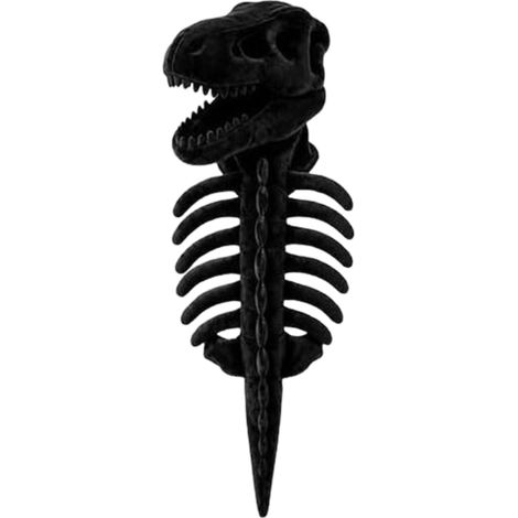 Haustierkleidung in Form eines Dinosaurierskeletts, weiches Plüschmaterial, dreidimensionales 3D-Design, geeignet zum Verkleiden von Katzen und Hunden, ideal für Fotos auf Themenpartys (schwarz, Länge (1/5)