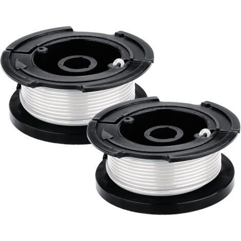 Zweiteilige Rasenmäherspulen – für BLACK+DECKER Schneidköpfe – Kompatibel mit den Modellen GH400, ST6600, CST1000, LST120 und weiteren – Ersetzt AF-100, AF-100-3ZP (1/4)