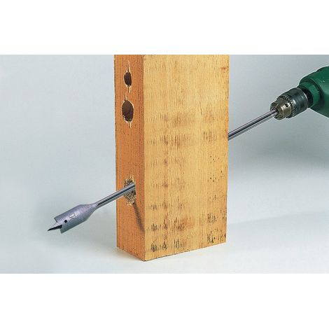 wolfcraft Codolo di prolunga per mecchie a spada I 7629000 I Per la fresatura di fori particolarmente profondi e per fori passanti