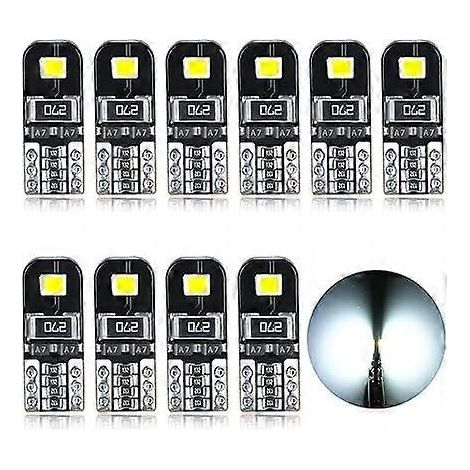 Ampoule LED automobile, réf. T10/W5W, 12V, CANBUS, pour l'éclairage et le remplacement dans les véhicules.-AquaForge (1/5)