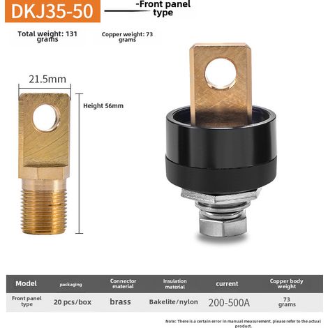 Máquina de soldadura de placas delanteras y traseras, junta rápida 10-2535-50-70-95, racores de inserción rápida europeos en resina de cobre puro (placa delantera)