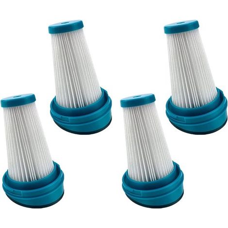 Paquete de 4 filtros HEPA compatibles con aspiradoras Black & Decker SVF11, SVA320, SVA420 y SVA520 (filtro de repuesto) (1/4)