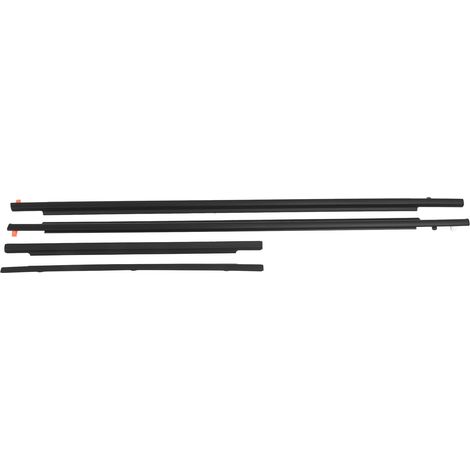 4 Garnitures de Joint de Vitre Auto 68161-35073 Compatible Toyota FJ Cruiser 2007-2014, Bandes d'Étanchéité pour Portières, Lot de 4 Pièces, Noir (1/5)
