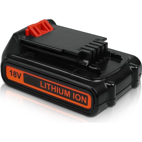 2X pour Black+Decker Batterie 18V 3.8Ah Li-ION pour Black et Decker 18V Outils de Jardin et appareils ménagers LB20 LBX20 LBXR20 LST220 LBXR2020-OPE LBXR20B-2 LB2X4020