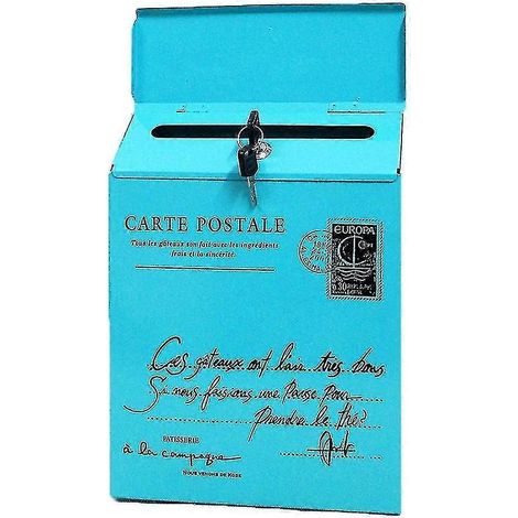 Boîte aux lettres murale vintage rétro étanche (1/5)