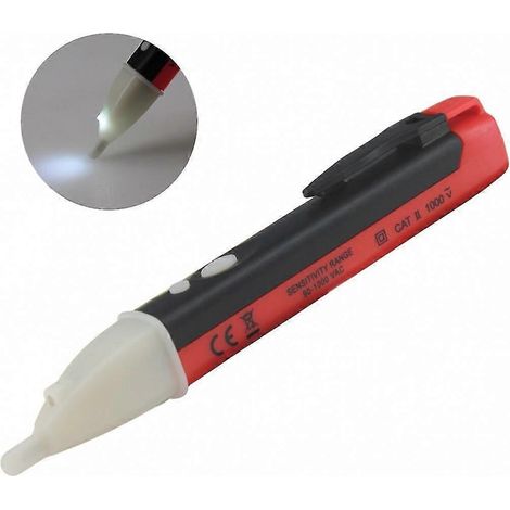 Stylo testeur de tension 90-1000 V, prise électrique murale, détecteur de tension, test de capteur (1/5)