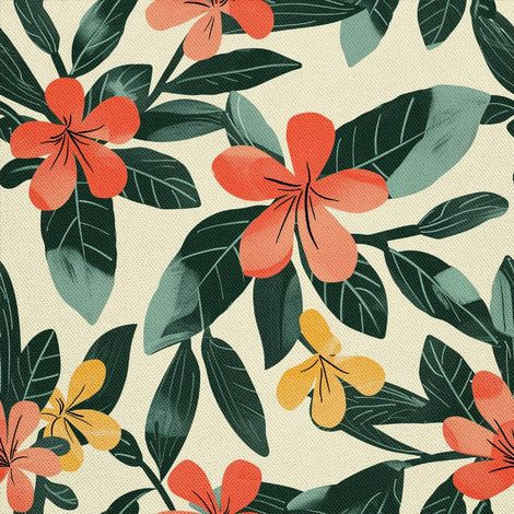 Tela decorativa para exteriores Oxford - Motiv Blumen I DX5351 (1/5)