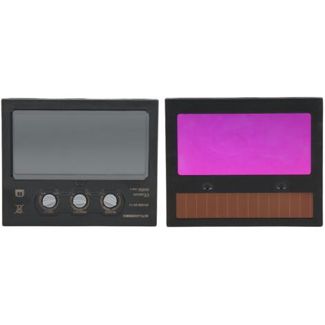 Schermo per maschera da saldatura - Lente LCD auto-oscurante ad energia solare - Piccola piastra di regolazione - Pezzo di ricambio (1/5)
