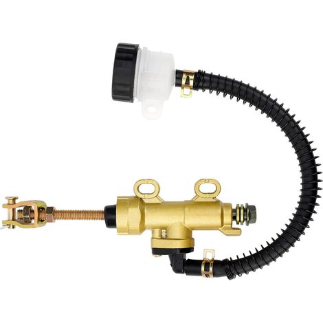 Maître Cylindre Hydraulique Arrière de Moto Pompe de Frein Arrière de Maître-cylindre Compatible avec GSF600 1995-2004/ GSF650 2005-2012/ GSX1100 1991-1994/ GSX1200 1999-2000 (1/5)