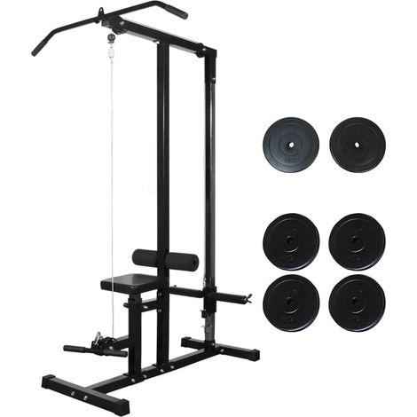 Torre per allenamento con pesi con dischi da 40 kg per sport e fitness (020000043)