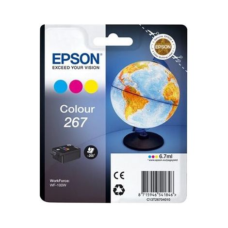 Epson Globe C13T26704020 cartouche d'encre 1 pièce(s) Original Cyan, Magenta, Jaune (1/5)